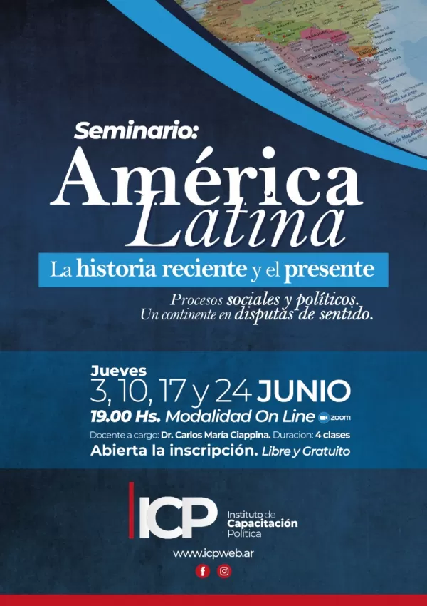 Flyer de América Latina: la historia reciente y el  presente