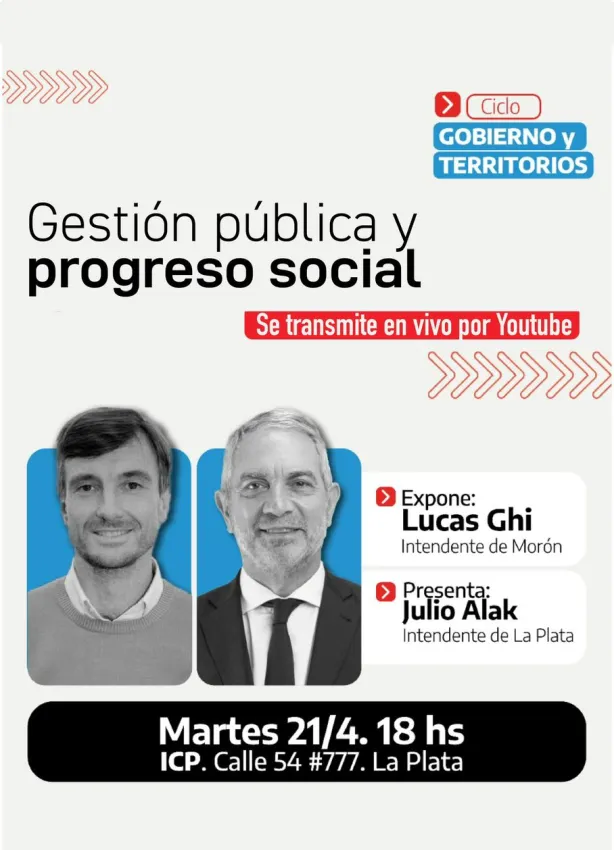 Alak y Ghi abren un ciclo del ICP sobre la gestión pública y el progreso social