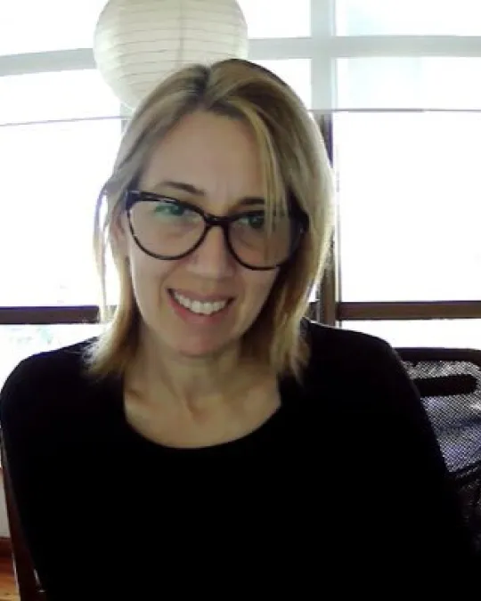 Foto de la profesora Natalia Ferrante 