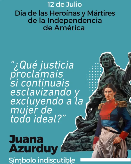JUANA AZURDUY: SUS IDEAS VENCEN AL TIEMPO  